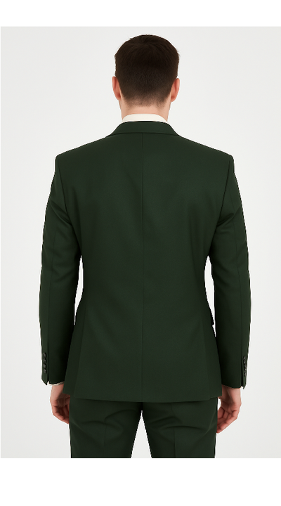 Rossi Man ELI RM117 – Classic 3-Piece Men’s Suit in Hunter Green 3 CYRUS-RM117  - from alligatorwarehouse.com