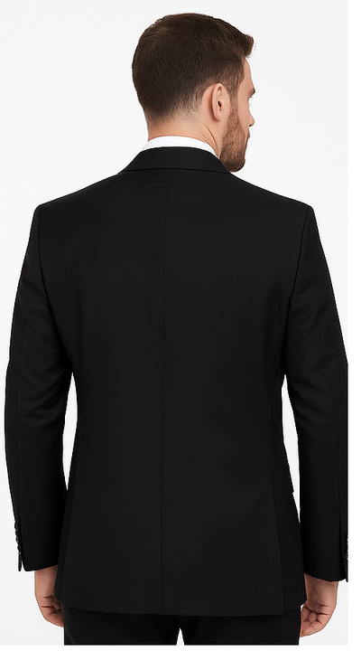 Black 3-Piece Suit for Men – Rossi Man CYRUS RM101 with Classic Styling 4 CYRUS-RM116  - from alligatorwarehouse.com