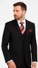 Black 3-Piece Suit for Men – Rossi Man CYRUS RM101 with Classic Styling 2 CYRUS-RM116  - from alligatorwarehouse.com