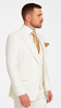 Tailored Men’s Suit in Winter White – Rossi Man ELI RM202 Formal 3-Piece Set 3 CYRUS-RM117  - from alligatorwarehouse.com