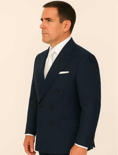 Rossi Man ARTHUR RM2302 Double-Breasted Suit – Sophisticated Tailored Style for Men 3   - from alligatorwarehouse.com