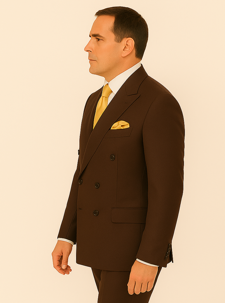 Rossi Man ARTHUR RM2303 Double-Breasted Suit – Premium Formalwear for Men 3   - from alligatorwarehouse.com