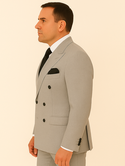 Rossi Man ARTHUR RM2305 Double-Breasted Suit – Elegant Formalwear for Men