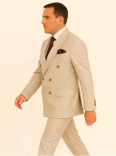 Rossi Man ARTHUR RM2306 Double-Breasted Suit – A Modern Classic for Men 3   - from alligatorwarehouse.com