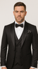 Modern Men’s Black Suit – Rossi Man Ford Slim Fit Design | RM1912 5   - from alligatorwarehouse.com