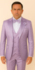 Rossi Man FORD RM1914 – Men's 3-Piece Slim Fit Suit in Purple | Timeless Modern Formalwear 5   - from alligatorwarehouse.com