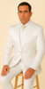 Rossi Man LEO RM1601 – White Slim Fit 3-Piece Suit for Men | Elegant Formalwear Ensemble 4   - from alligatorwarehouse.com