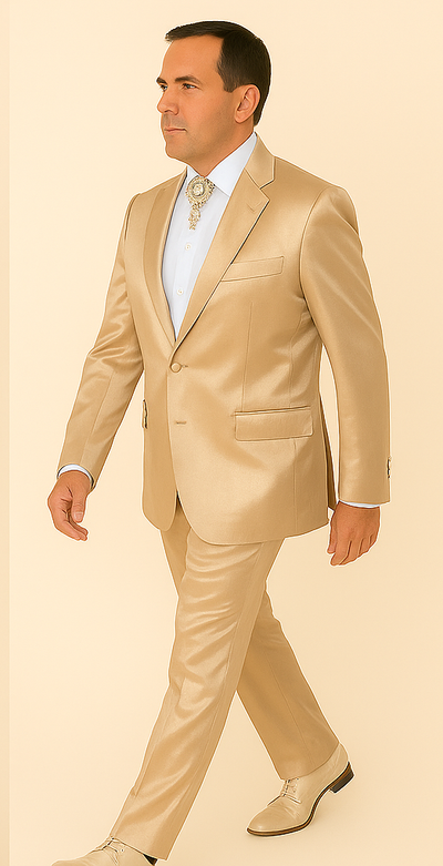 Rossi Man LEO RM1609 – Cream 3-Piece Slim Fit Suit for Men | Sophisticated Formalwear for Special Occasions 4   - from alligatorwarehouse.com