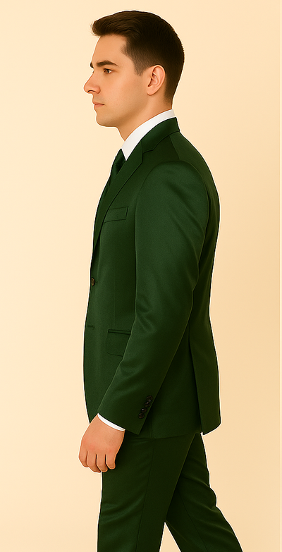 Rossi Man LEO RM1611 – Slim Fit 3-Piece Suit for Men | Modern Tailored Formalwear 4   - from alligatorwarehouse.com