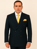 Rossi Man Double-Breasted 2-on-6 Suit – Elegant Men's Formalwear with Flat Front Trousers 5   - from alligatorwarehouse.com