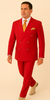 Rossi Man MILANO RM1191 – Slim Fit Red 3-Piece Suit for Men | Stylish Modern Formalwear 4   - from alligatorwarehouse.com