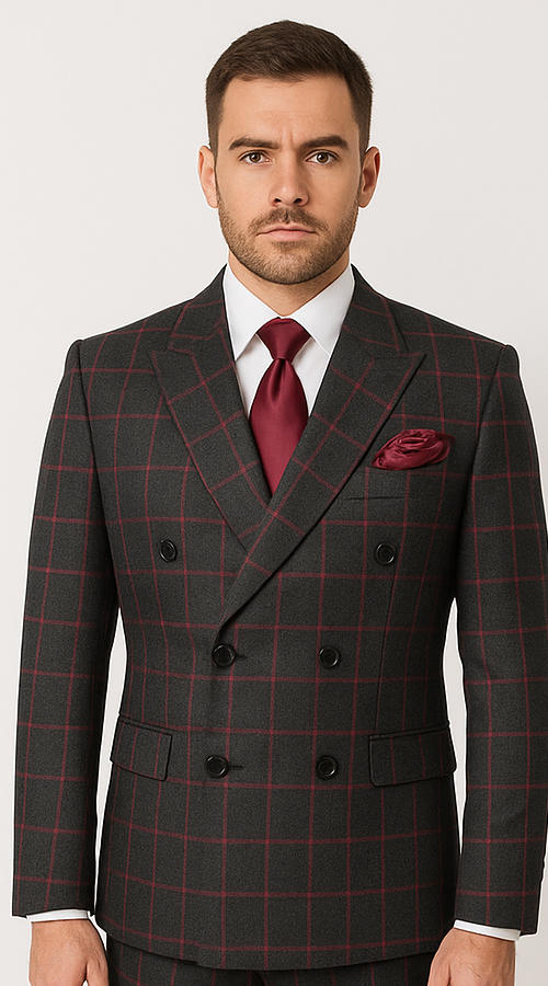 Rossi Man Milano Collection – Sophisticated Men’s Formal Suit in Black | RM1844 5   - from alligatorwarehouse.com