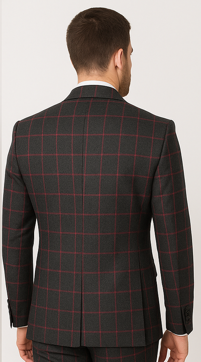 Rossi Man Milano Collection – Sophisticated Men’s Formal Suit in Black | RM1844 4   - from alligatorwarehouse.com