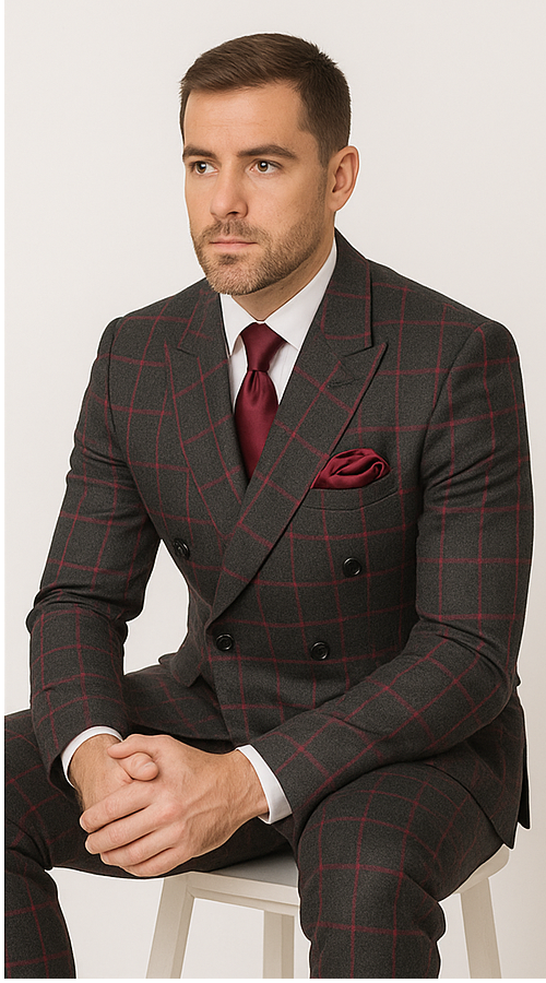 Rossi Man Milano Collection – Sophisticated Men’s Formal Suit in Black | RM1844 3   - from alligatorwarehouse.com
