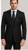 Rossi Man RM2301 – Sam Collection Men’s Slim Fit Formal Suit in Black 4   - from alligatorwarehouse.com