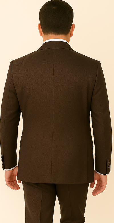 Rossi Man BOND RM1753 Slim Fit 3-Piece Suit – 1-Button Peak Lapel, Modern Formalwear for Men 2   - from alligatorwarehouse.com