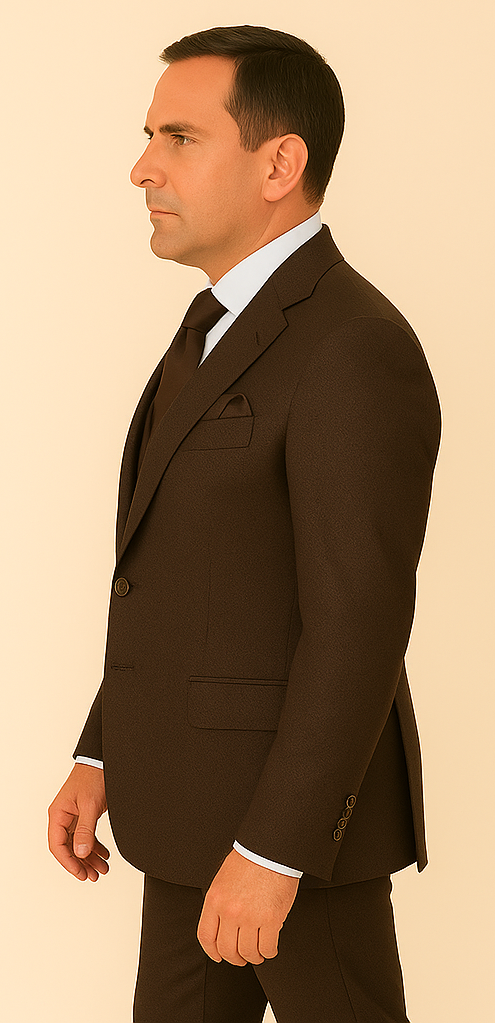 Rossi Man BOND RM1753 Slim Fit 3-Piece Suit – 1-Button Peak Lapel, Modern Formalwear for Men 3   - from alligatorwarehouse.com
