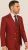 Rossi Man BOND RM1777 Slim Fit 3-Piece Red Suit – Modern Tailored Suit for Men 3   - from alligatorwarehouse.com