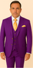 Rossi Man BOND RM1778 Slim Fit 3-Piece Purple Suit – Elegant Tailored Suit for Men 5   - from alligatorwarehouse.com