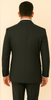 Rossi Man BOND RM1779 Slim Fit 3-Piece Black Suit – Tailored Formalwear for Men 2   - from alligatorwarehouse.com