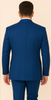 Rossi Man BOND RM1780 Slim Fit 3-Piece Suit – Modern Royal Blue Suit for Men 2   - from alligatorwarehouse.com