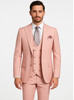Rossi Man MAX RM1203 Slim Fit 3-Piece Suit – Stylish Solid Pink Formalwear for Men 5   - from alligatorwarehouse.com