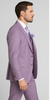 Rossi Man MAX RM1378 Slim Fit 3-Piece Suit – Sophisticated Solid Lavender Suit for Men 3   - from alligatorwarehouse.com