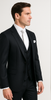 Rossi Man MAX RM1712 Slim Fit 3-Piece Suit – Stylish Black Formalwear for Men 4   - from alligatorwarehouse.com