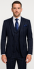 Rossi Man MAX RM1725 Slim Fit 3-Piece Suit – Modern & Stylish Navy Suit for Men 5   - from alligatorwarehouse.com