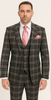 Rossi Man MAX RM1739 Slim Fit 3-Piece Suit – Stylish Black and Pink Tailored Suit for Men 5   - from alligatorwarehouse.com