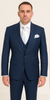Rossi Man MAX RM1783 Slim Fit 3-Piece Suit – Modern Solid Blue Suit for Men 5   - from alligatorwarehouse.com