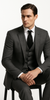 Rossi Man MAX RM1784 Slim Fit 3-Piece Suit – Stylish Grey Formal Suit for Men 3   - from alligatorwarehouse.com