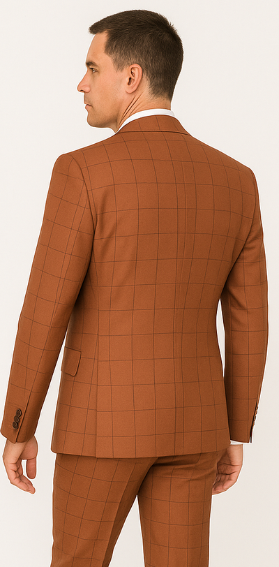 Rossi Man MAX RM1786 Slim Fit 3-Piece Suit – A Modern and Elegant Suit for Men 2   - from alligatorwarehouse.com