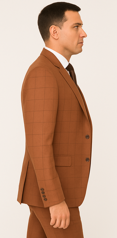 Rossi Man MAX RM1786 Slim Fit 3-Piece Suit – A Modern and Elegant Suit for Men 3   - from alligatorwarehouse.com