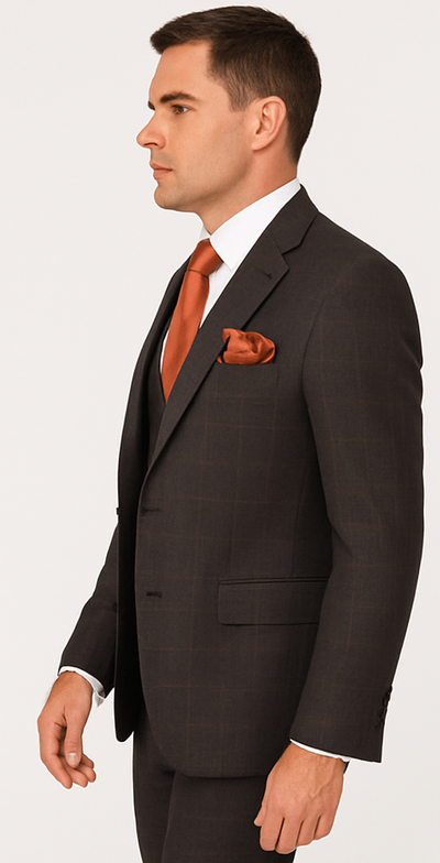 Rossi Man MAX RM1787 Slim Fit 3-Piece Suit – Stylish and Elegant Men’s Formalwear 3   - from alligatorwarehouse.com