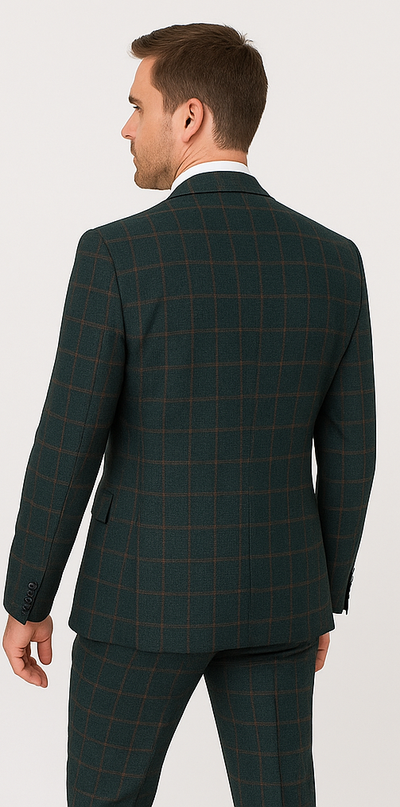 Rossi Man MAX RM1788 Slim Fit 3-Piece Suit – Stylish Formalwear for Men 2   - from alligatorwarehouse.com