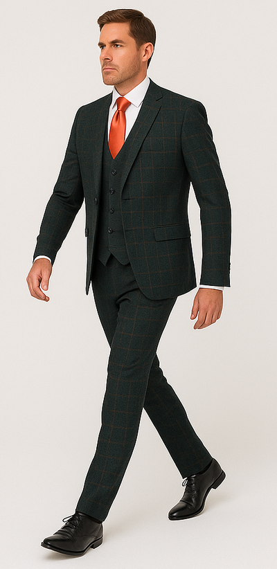 Rossi Man MAX RM1788 Slim Fit 3-Piece Suit – Stylish Formalwear for Men 4   - from alligatorwarehouse.com