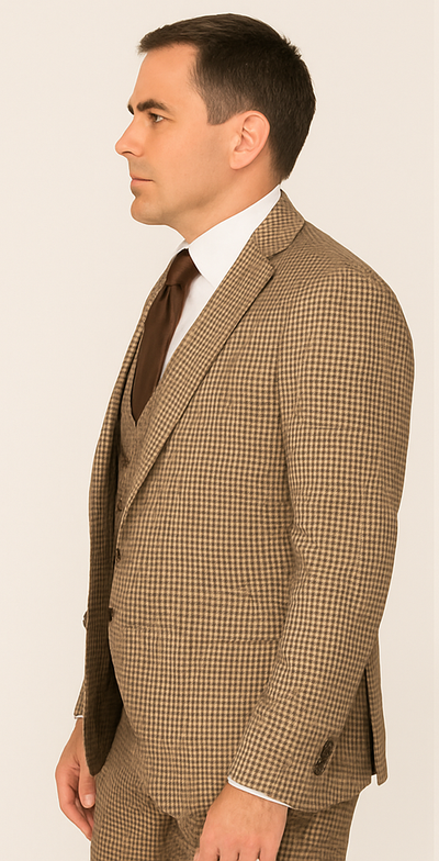 Rossi Man MAX RM1839 Slim Fit 3-Piece Suit – Stylish Formalwear for Men 3   - from alligatorwarehouse.com