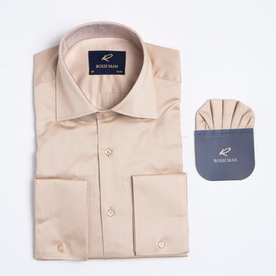 Rossi Man Shirt – RS1 Style in Khaki 1   - from alligatorwarehouse.com