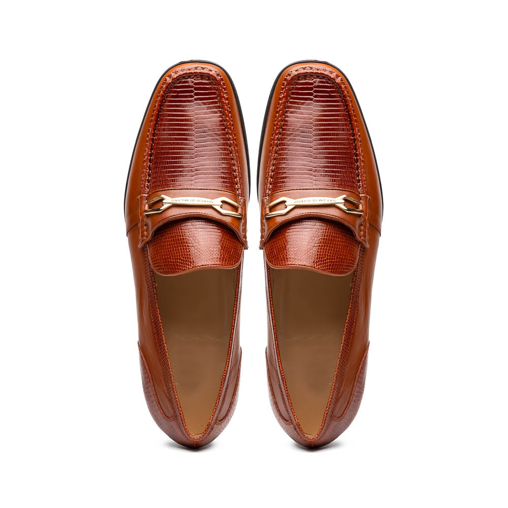 Marco Di Milano Ravello Cognac Leather Oxfords