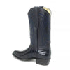 J Toe Cowboy Boots - J Toe Western Boots - Los Altos Navy Eel Skin J-Toe 6   - from alligatorwarehouse.com