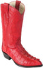 J Toe Cowboy Boots - J Toe Western Boots - Original Brown Caiman (Gator) Tail LeatherJ-Toe Boot 5   - from alligatorwarehouse.com
