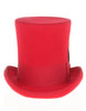 Victorian Steampunk Top Hat - 1800 19th Century - Dressy Loden Felt Top Red Hat 3   - from alligatorwarehouse.com