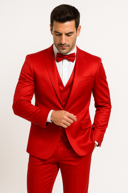 Elite-Red-satin-suit-wedding-prom
