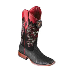 Los Altos Python Black Square Toe Women’s Boot