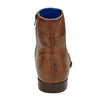 Men's Belvedere Roger Ostrich Quill Dress Boot in Brown 5 MEN R55 ANT. BROWN-M-09  - from alligatorwarehouse.com