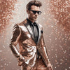 Mens Sequin Suit - Red Royal Green Black Gold Pink 7   - from alligatorwarehouse.com
