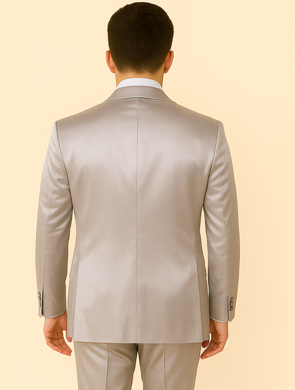 Rossi Man LEO RM1622 – Off-White Slim Fit 3-Piece Designer Suit for Men