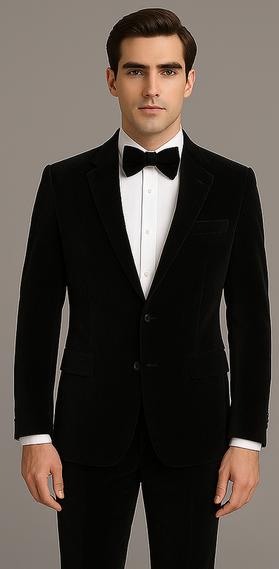 Rossi Man Leo RM1905 – Elegant Black Designer Suit for Men | Formal 5   - from alligatorwarehouse.com