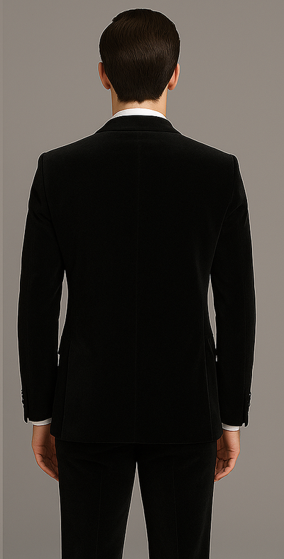 Rossi Man Leo RM1905 – Elegant Black Designer Suit for Men | Formal 2   - from alligatorwarehouse.com